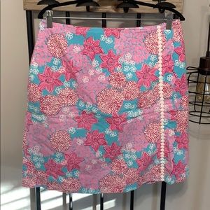 Lilly Pulitzer white label floral skirt